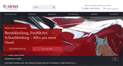 Desktop Screenshot of mewa.de