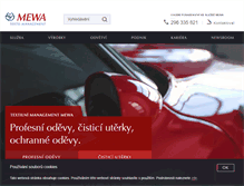 Tablet Screenshot of mewa.cz