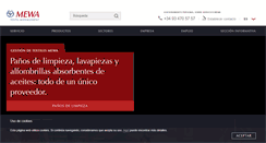 Desktop Screenshot of mewa.es