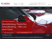 Tablet Screenshot of mewa.ch